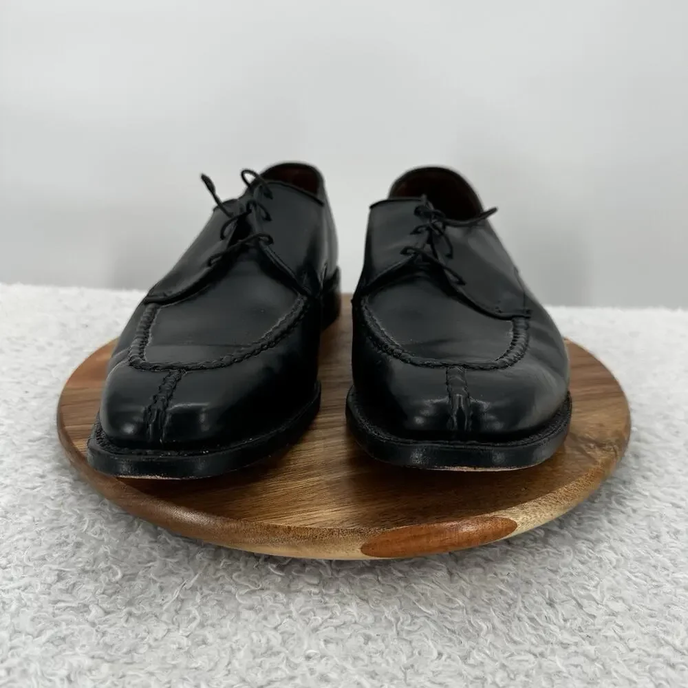 Allen Edmonds Parkway Leather Shoe Mens‎ 10 D Black Leather Lace up Split Toe